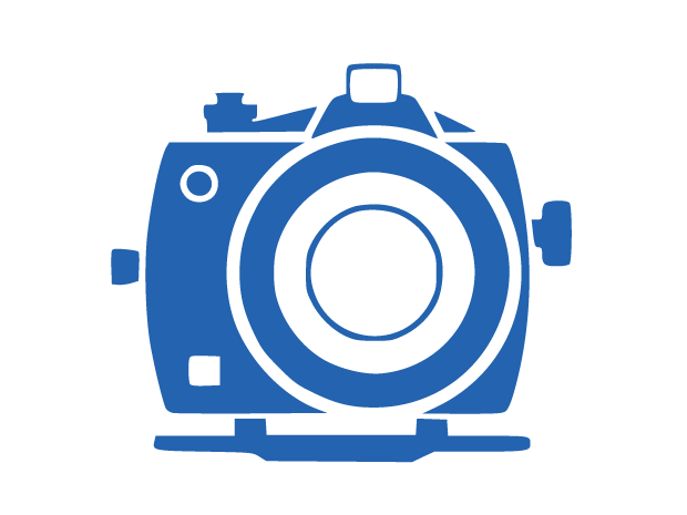 水中カメラのピクトグラム