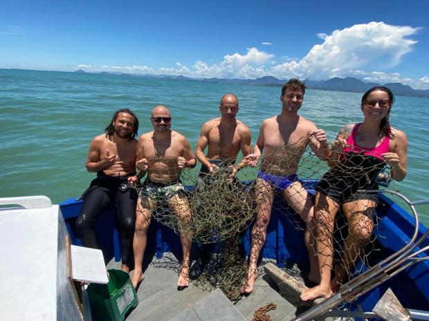 group of people on a boat