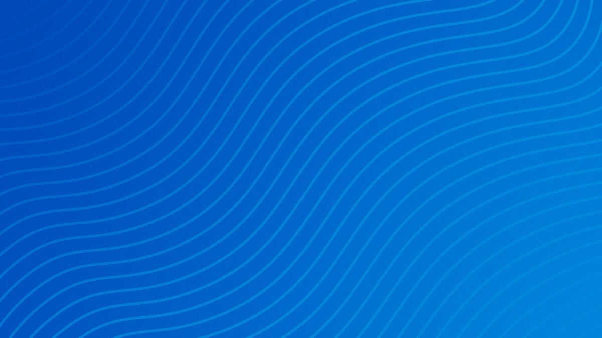 Waves on a blue background.